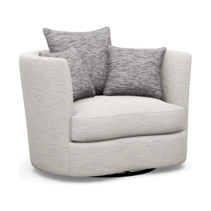 Bruno Customizable Swivel Accent Chair