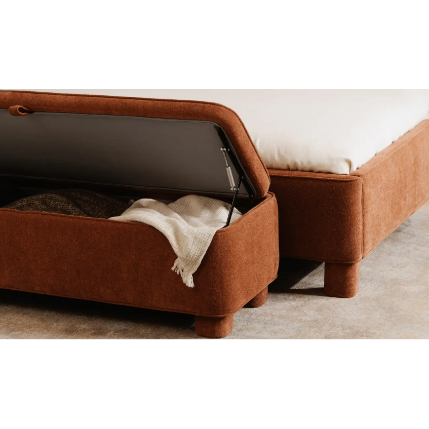 Terrae Storage Bench Deep Orange