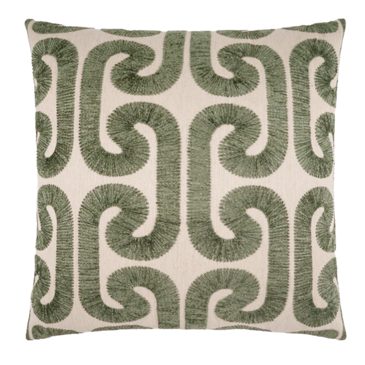 Sorella Embroidered Throw Pillow