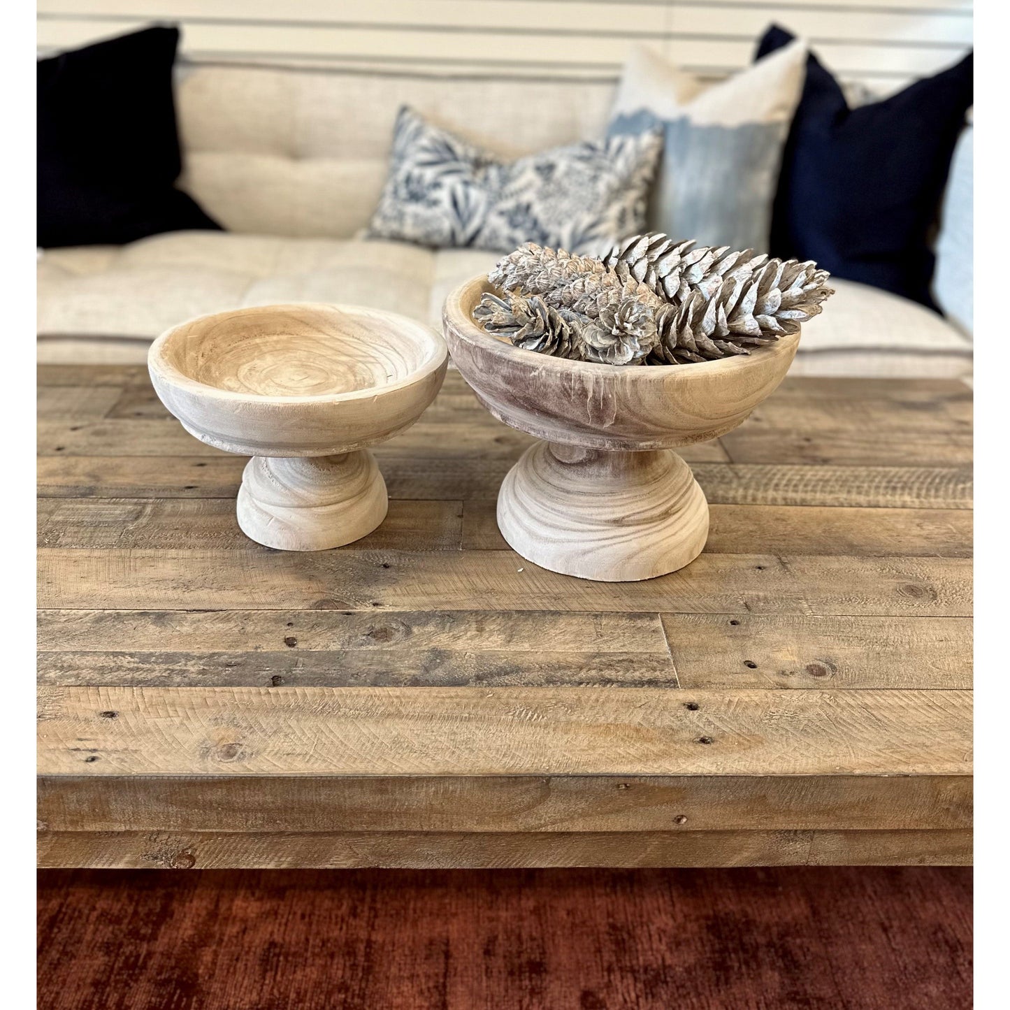 May Turned Wooden Compote
