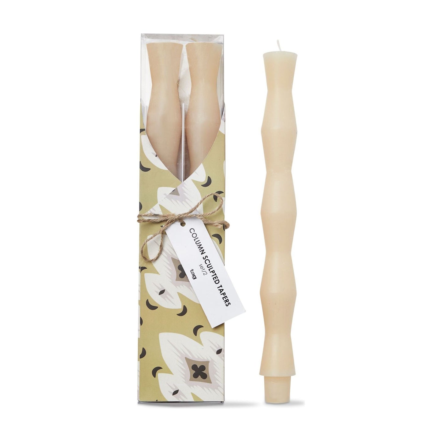 Sculpted Taper Candle
