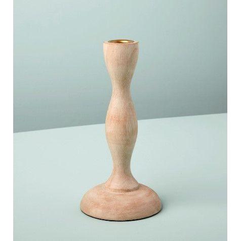 Wood Candlestick