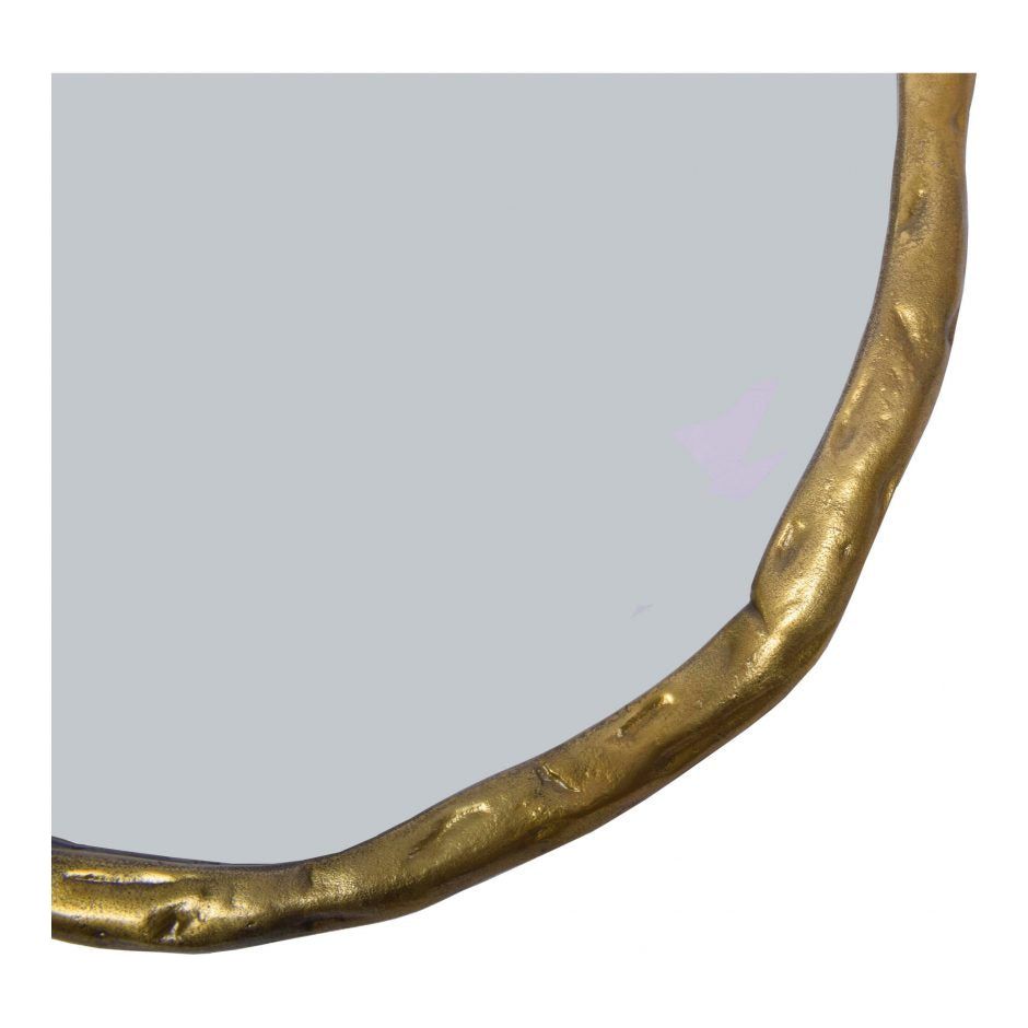 Asymmetrical Gold Mirror