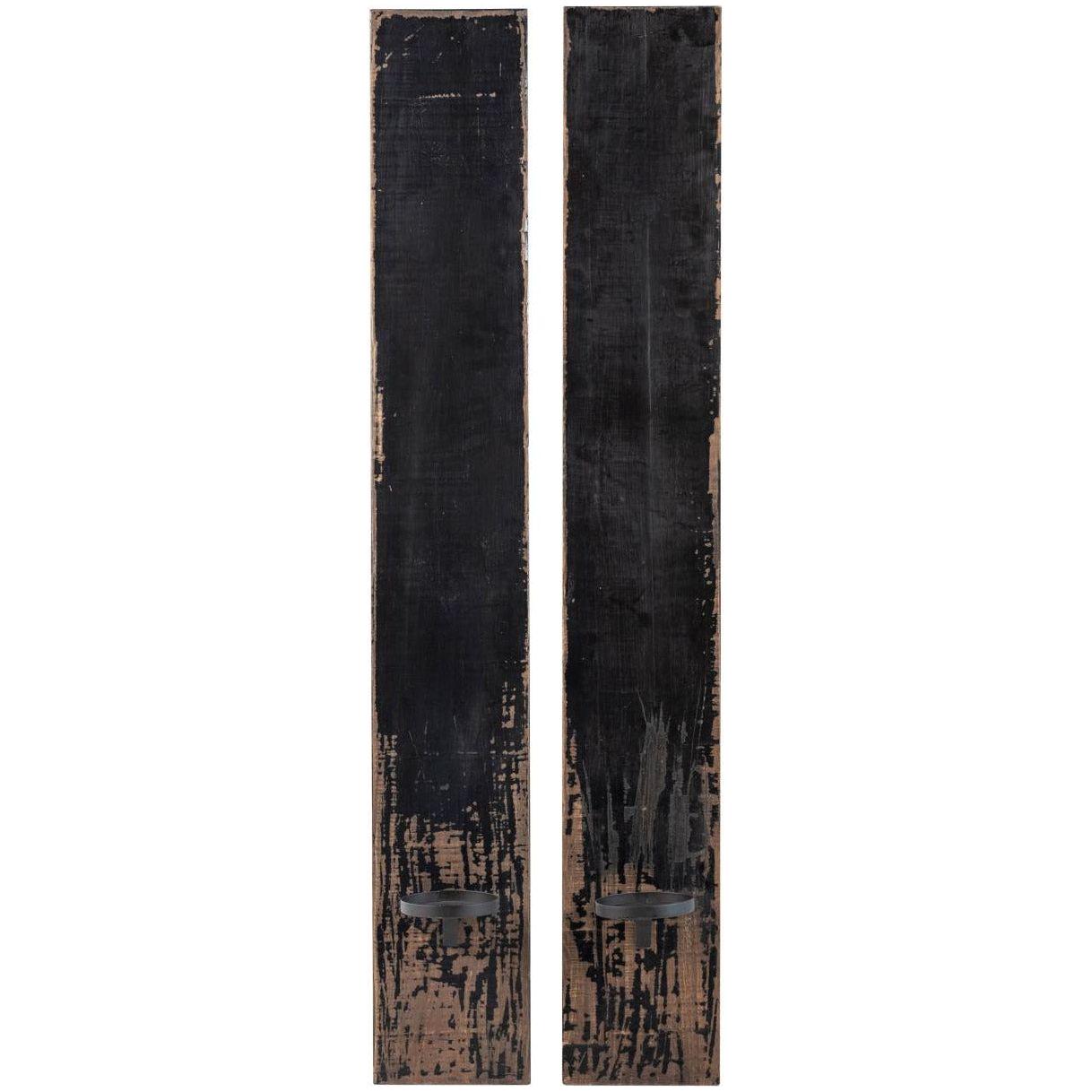 Wood Sconce Tall (Set of 2)