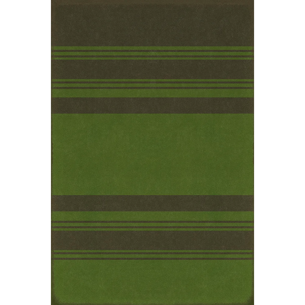 Vinyl Mat Organic Stripes Black and Green