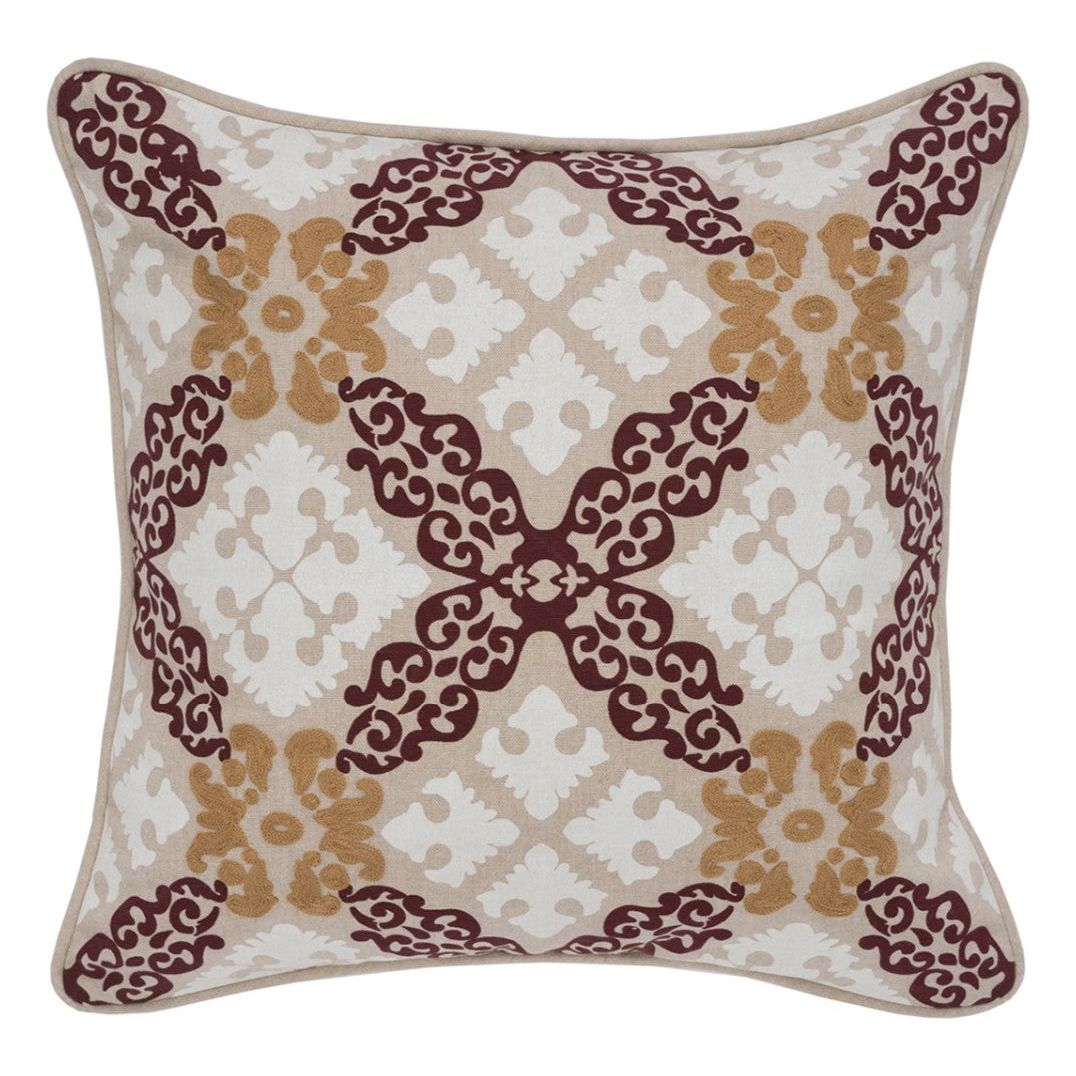 Red Multi Throw Pillow (18x18)