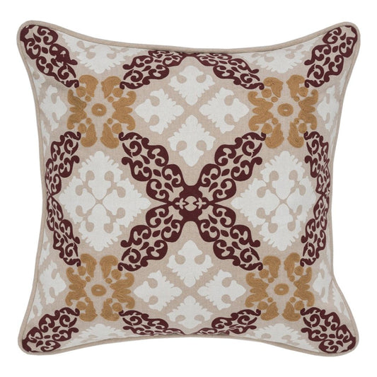 Red Multi Throw Pillow (18x18)