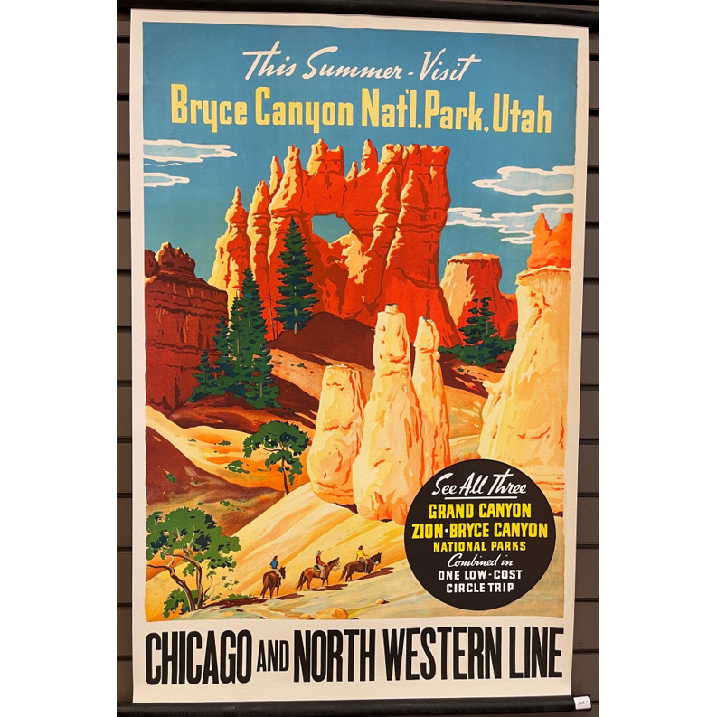 Framed National Forest Poster
