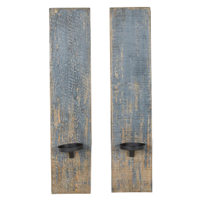 Wood Sconce Short (Set of 2)