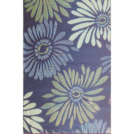 Outdoor Rug Periwinkle Floral