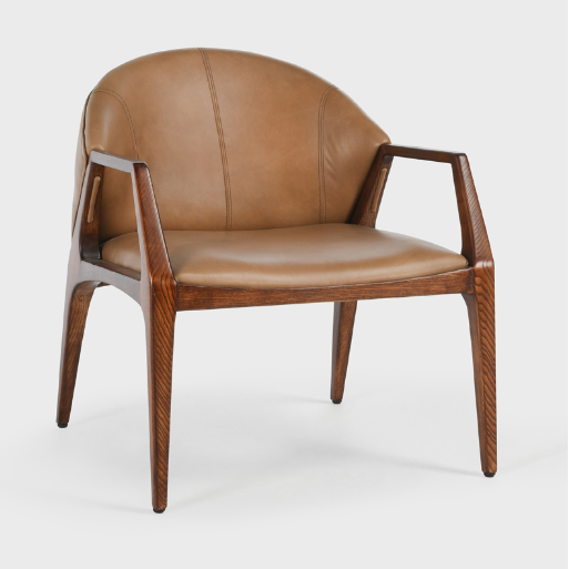 Pert Leather Accent Chair