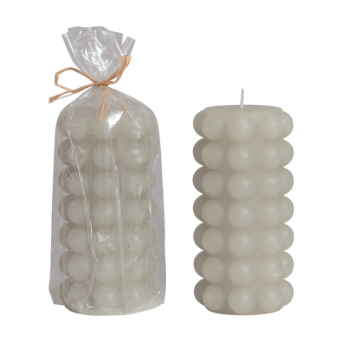 Hobnail Pillar Candle