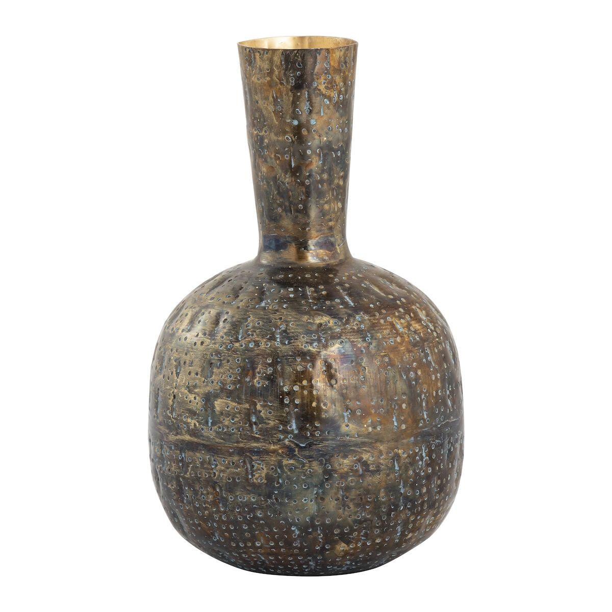 Patinated Brass Vase