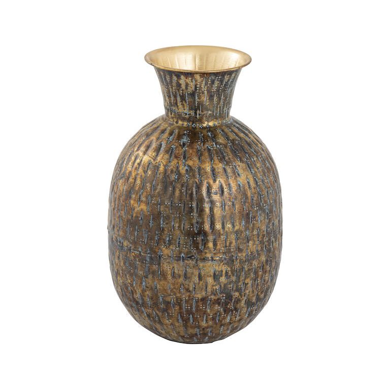 Patinated Brass Vase