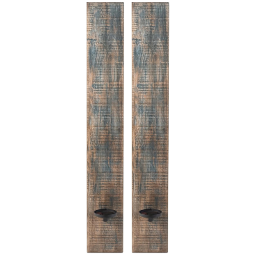 Wood Sconce Tall (Set of 2)
